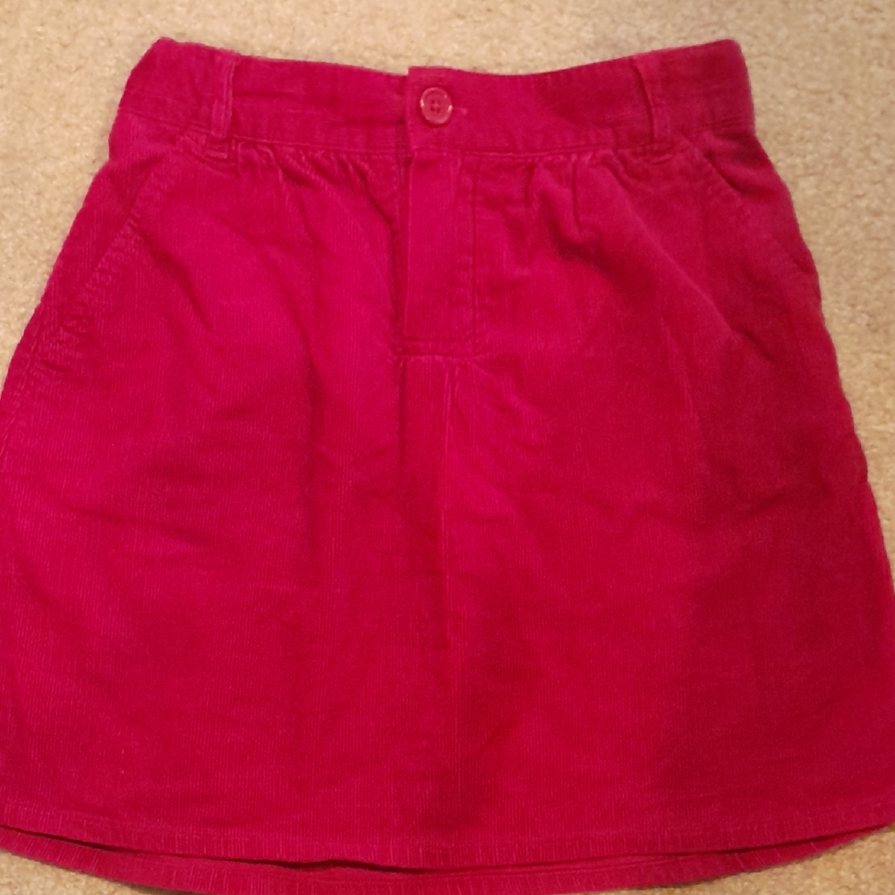 Girls Red Corduroy A-Line Skirt -The Childrens Place, Girls Size 10